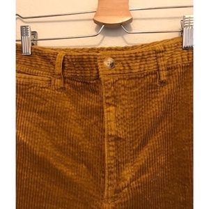 Madewell Emmett slim wide leg  Cropped Corduroy Pants